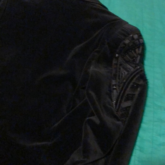 ESCADA GORGEOUS VELVET JEWELED BLAZER - Picture 7 of 8